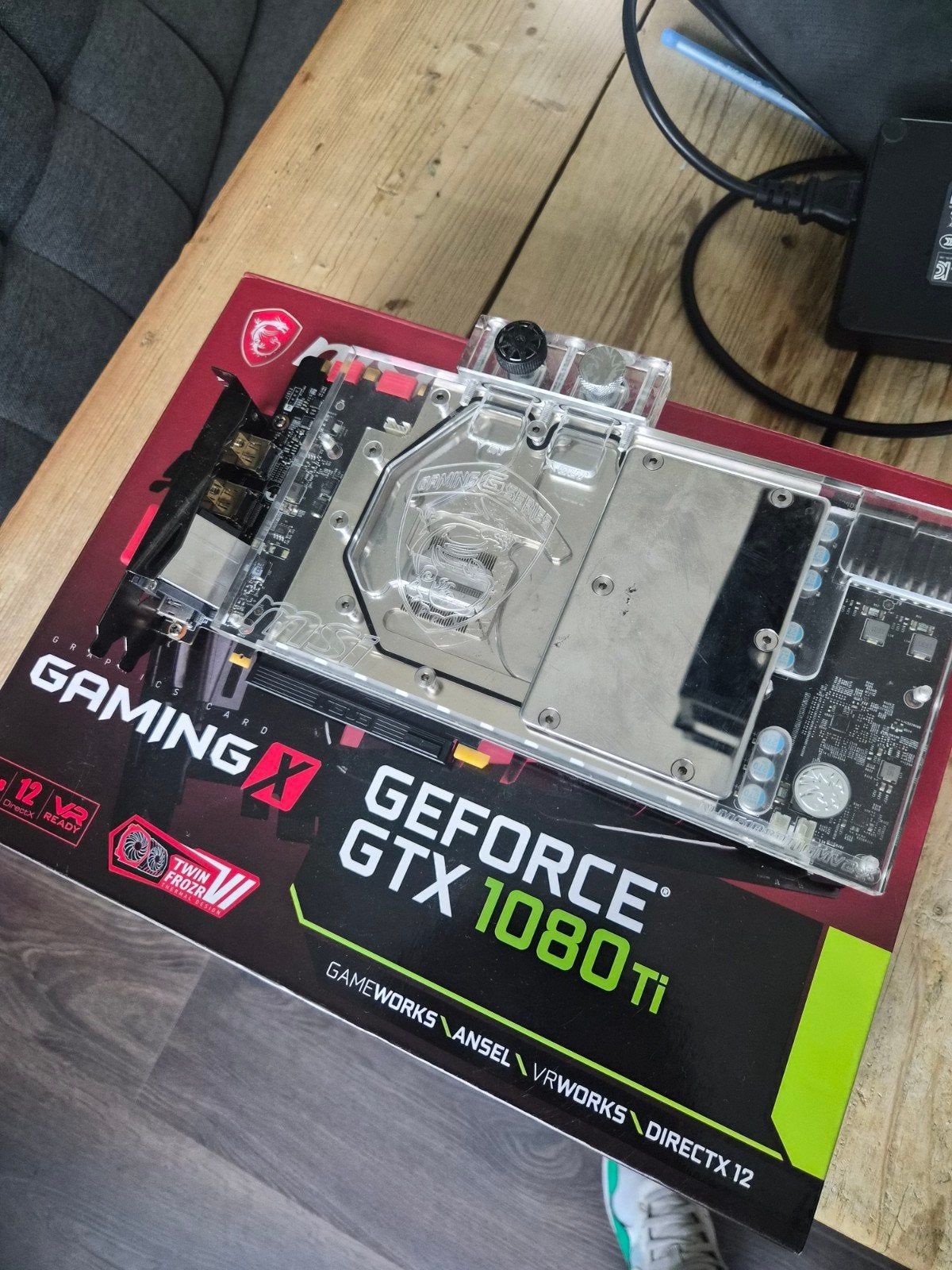 MSI GeForce GTX 1080 Ti Gaming X (watergekoeld), Computers en Software, Ophalen of Verzenden, Zo goed als nieuw, Nvidia, HDMI