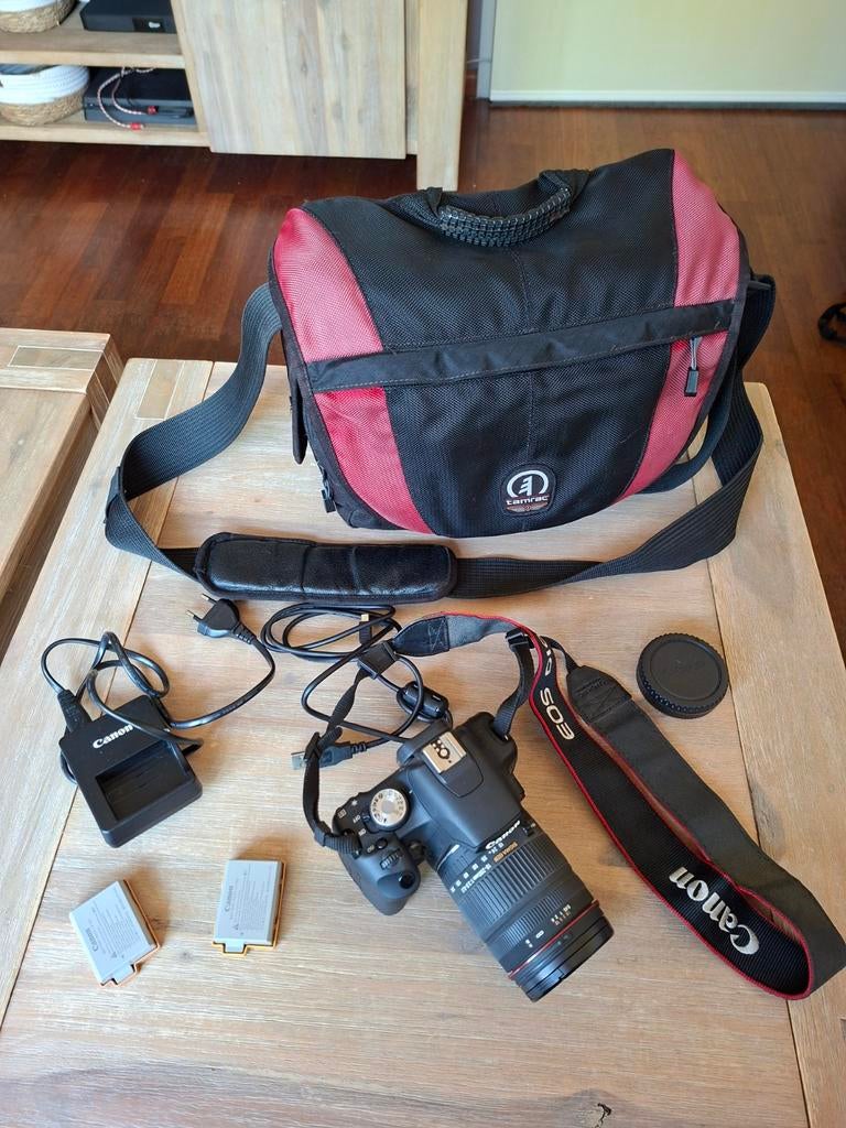 Canon EOS 500D Spiegelreflexcamera met 18-200mm lens, Ophalen of Verzenden, Canon, 8 keer of meer