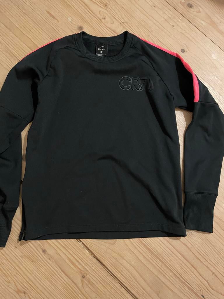Nike CR7 Dri-Fit trui zwart mt 147-158 cm, Kleding | Heren, Sportkleding, Gedragen, Algemeen, Overige maten, Zwart, Ophalen of Verzenden