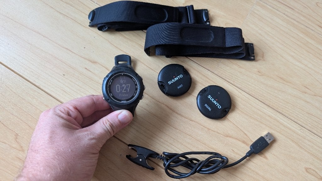 Suunto Ambit 2R met GPS, hartslag ANT en Dual Comfort Belt, Gebruikt, Zwart, Hoogte, Ophalen of Verzenden