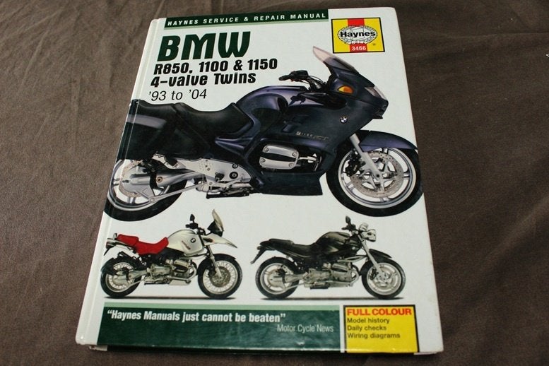 BMW R850 R1100 R1150 1993 -  2004  4 kleppers werkplaatsboek, Motoren, Handleidingen en Instructieboekjes, BMW, Ophalen of Verzenden