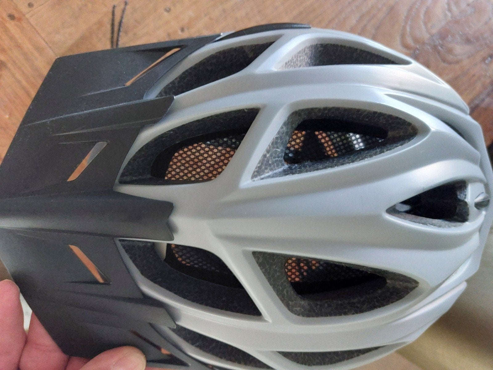 Fiets helm met verlichting maat 55/58, Fietsen en Brommers, Ophalen, M, Heer, Niet bekend
