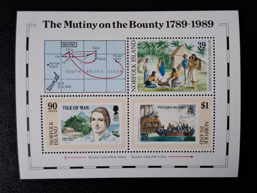Norfolk Eiland 1989 Mutiny on the Bounty, Ophalen of Verzenden, Postfris