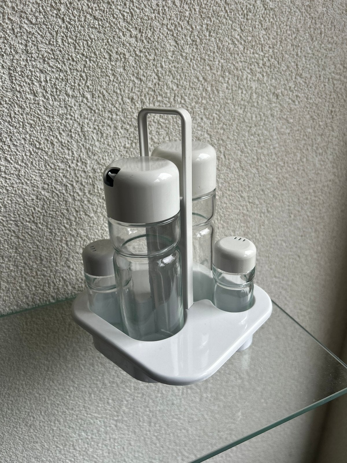 Vintage Valira Mid-Century Cruet Set, Ophalen of Verzenden, Zo goed als nieuw