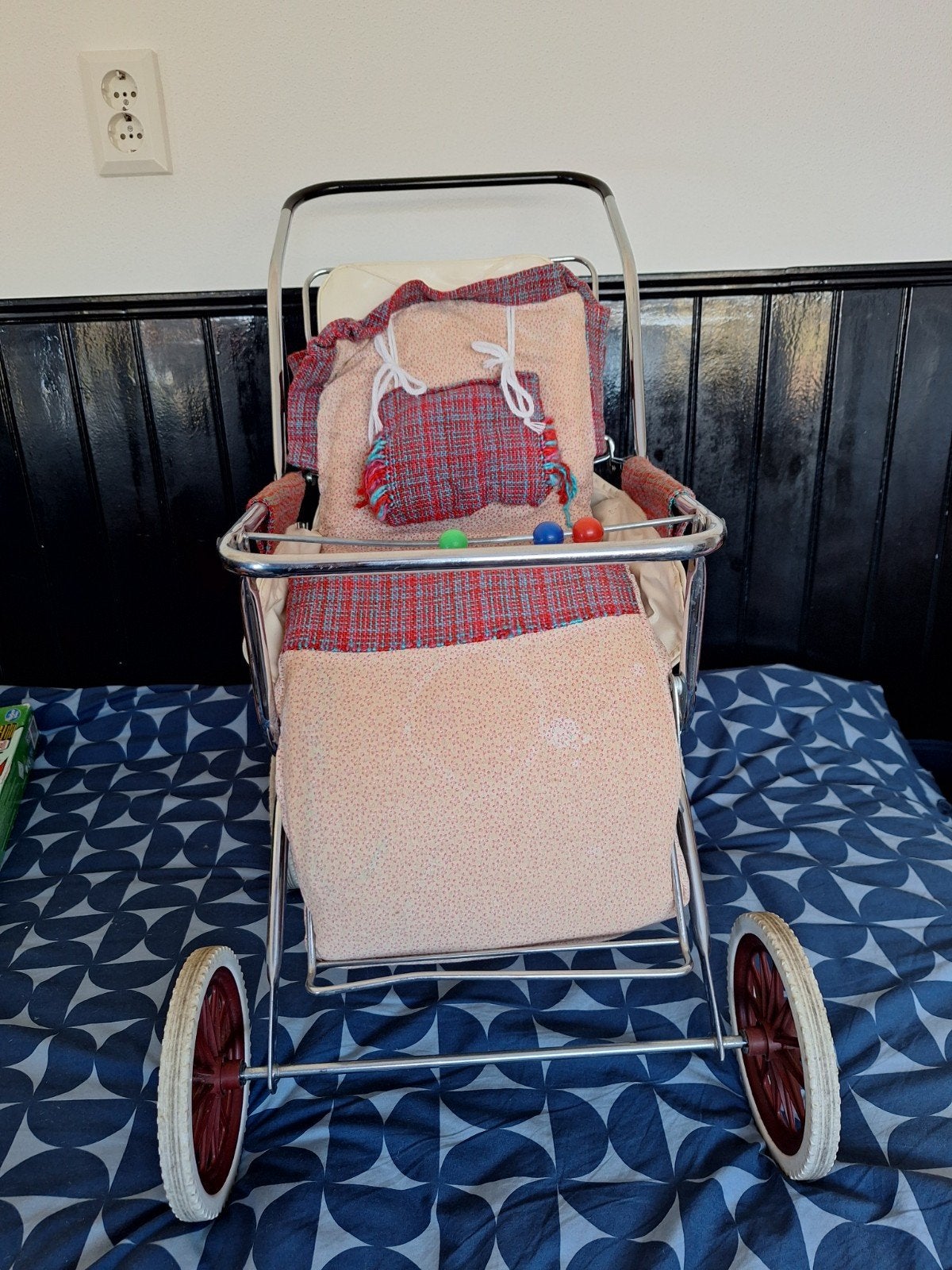 Vintage poppenwagen uit de jaren 80, Ophalen, Gebruikt