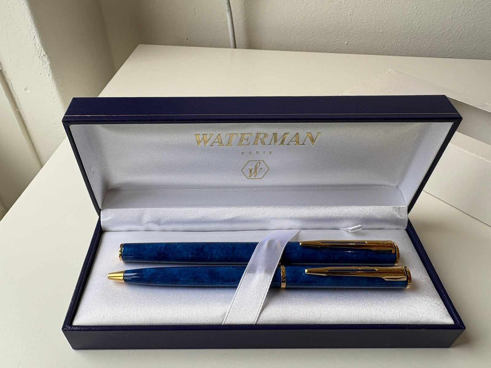Vintage ongebruikte Waterman pennenset, Ophalen of Verzenden, Zo goed als nieuw, Vulpen, Waterman