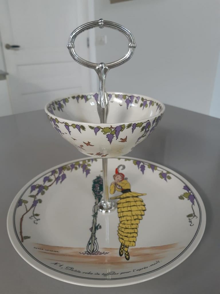 Etagere Villeroy en Boch Design 1900, Ophalen of Verzenden, Overige stijlen, Porselein, Schaal of Schalen