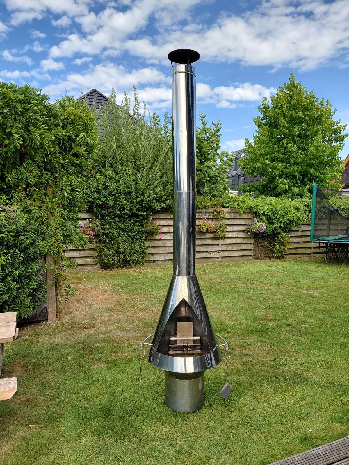 Laga Nova RVS terrashaard met bbq, Tuin en Terras, Ophalen, Gebruikt