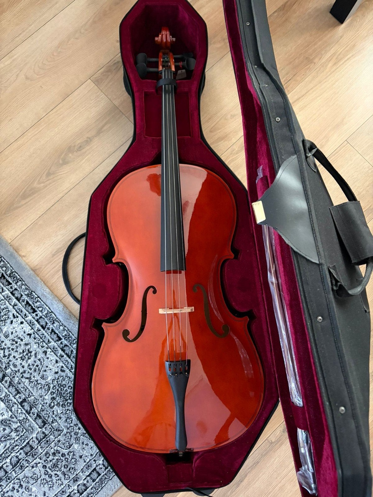 Nieuwe Cello met Koffer - Perfect voor Beginners, Ophalen, Nieuw, 4/4-cello, Met koffer