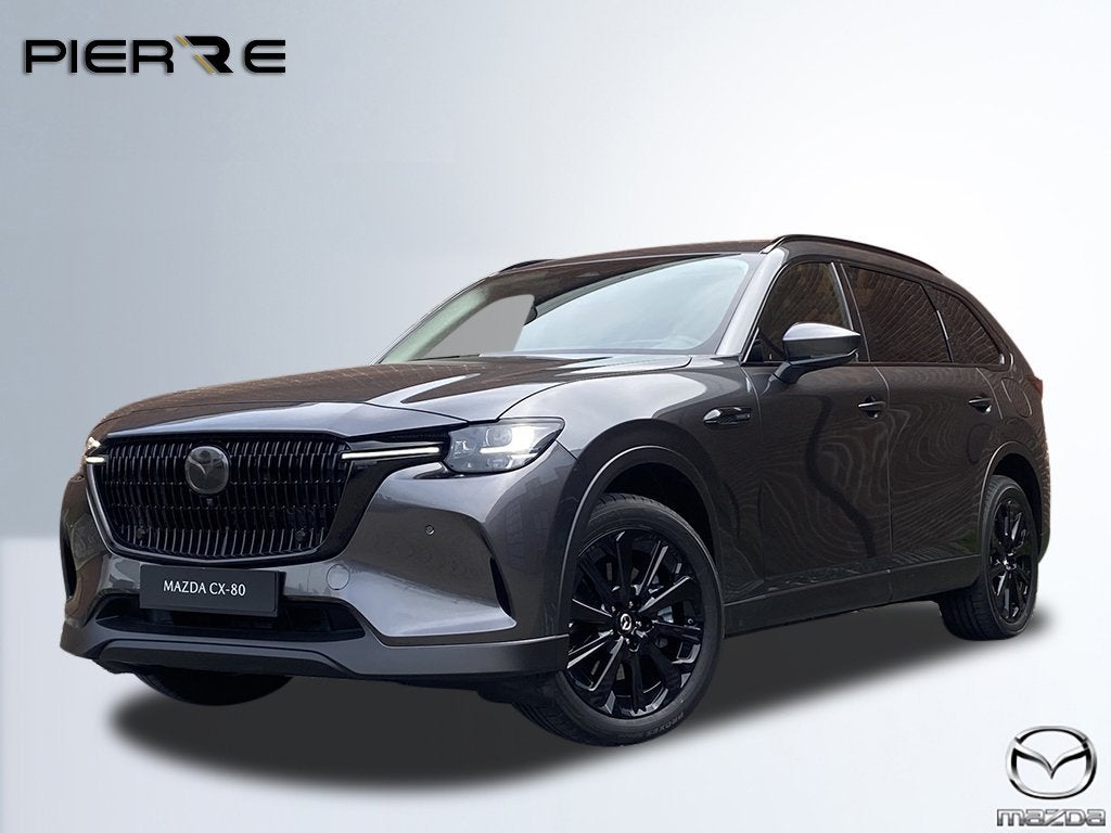 Mazda CX-80 2.5 e-SkyActiv PHEV Exclusive-Line | BLACK LINE, Auto's, Mazda, Gebruikt, 4 cilinders, CX-80, 7 stoelen