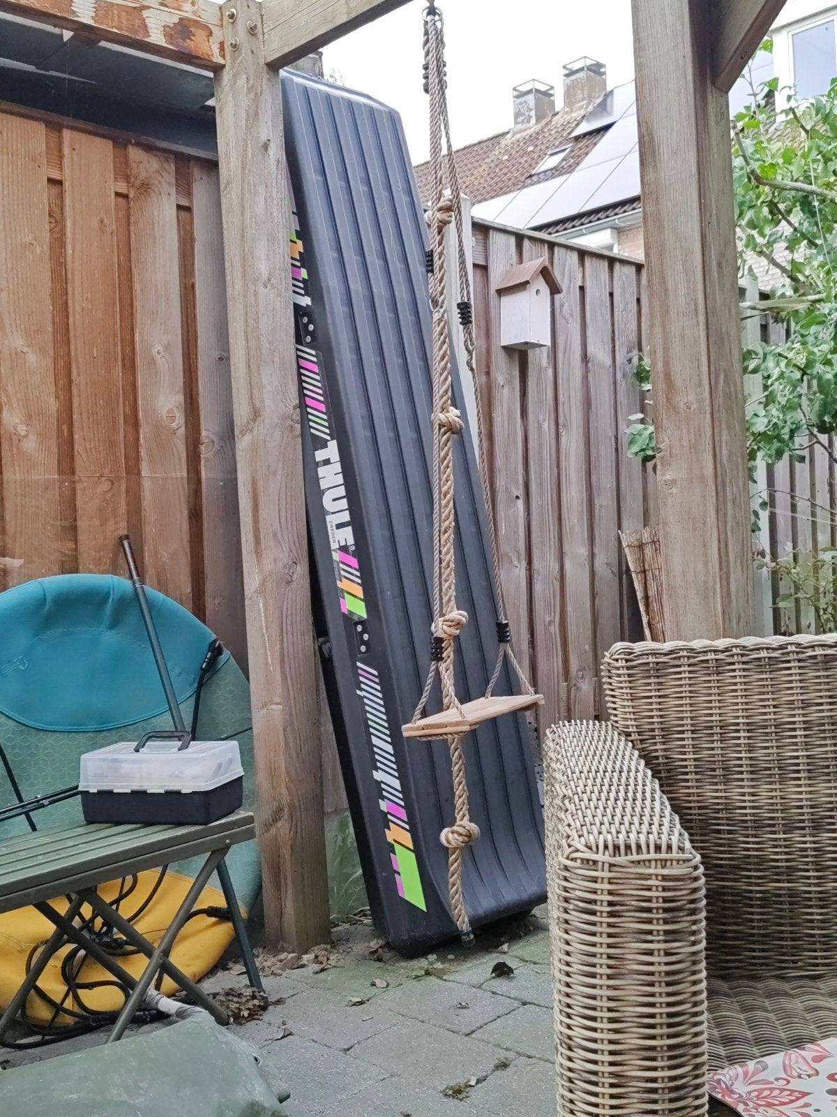 Retro Thule Skibox in prima staat, Auto diversen, Ophalen, Gebruikt