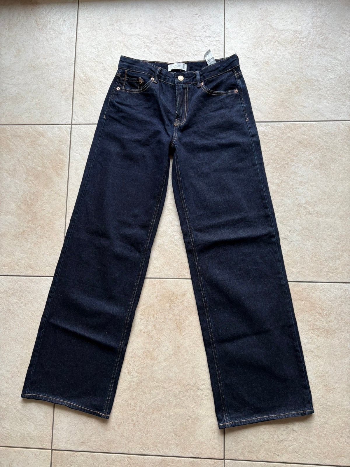 Spijkerbroek D91 Stradivarius, Kleding | Dames, Broeken en Pantalons, Ophalen, Blauw, Nieuw, Maat 36 (S)
