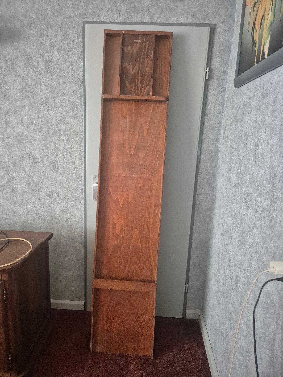 Houten sjoelbak met lichte schade, Ophalen, Gebruikt