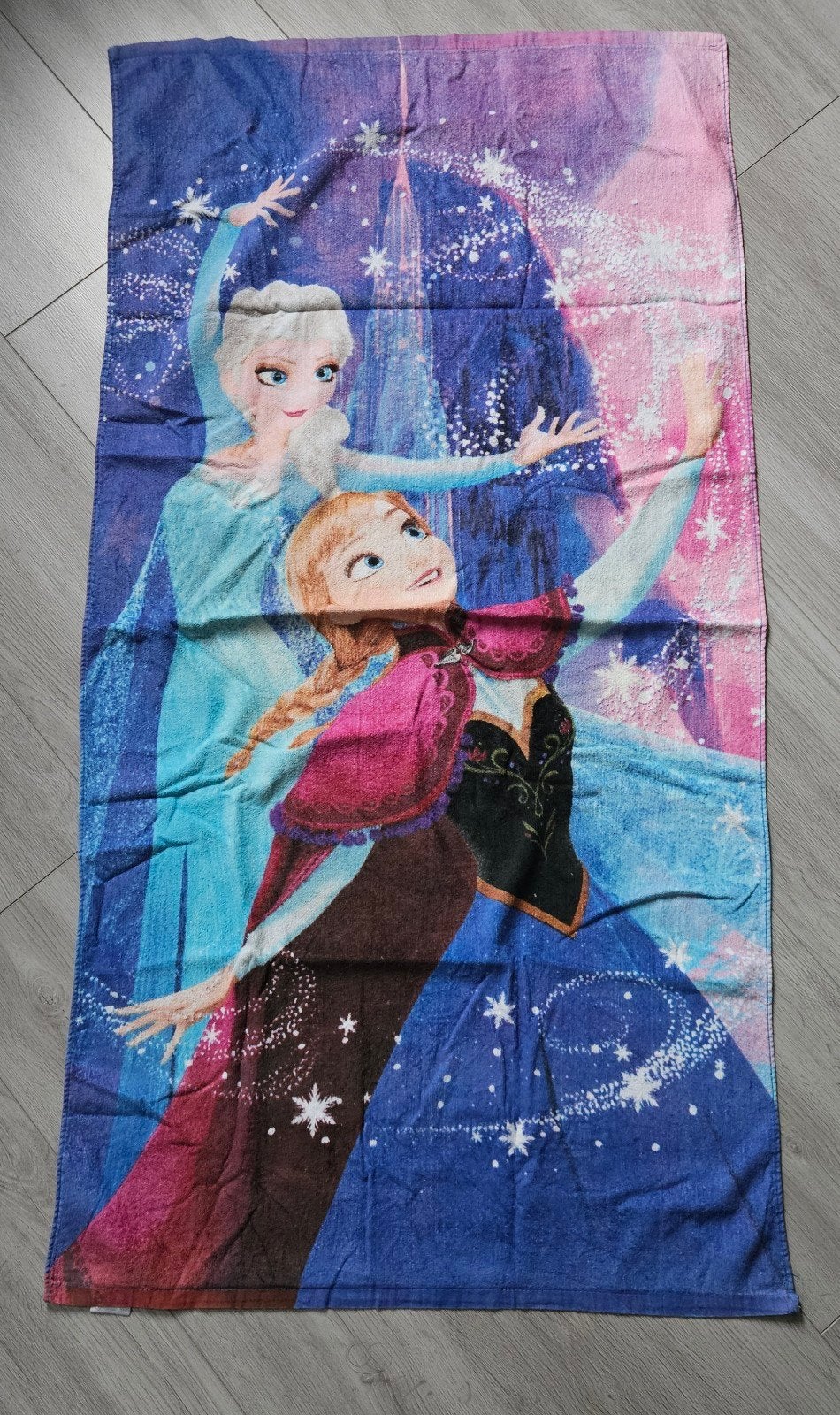 Frozen Elsa en Anna strandlaken/badhanddoek, Ophalen of Verzenden