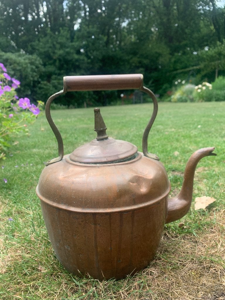 Antiek koperen ketel, Ophalen, Koper