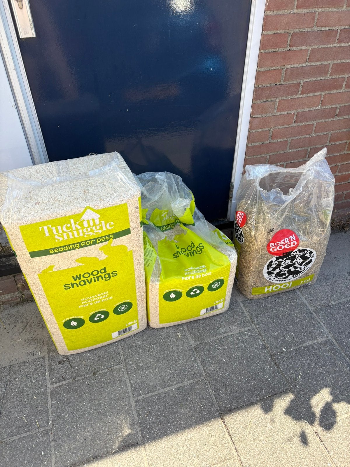 knaagdierenpakket, Ophalen, Gebruikt