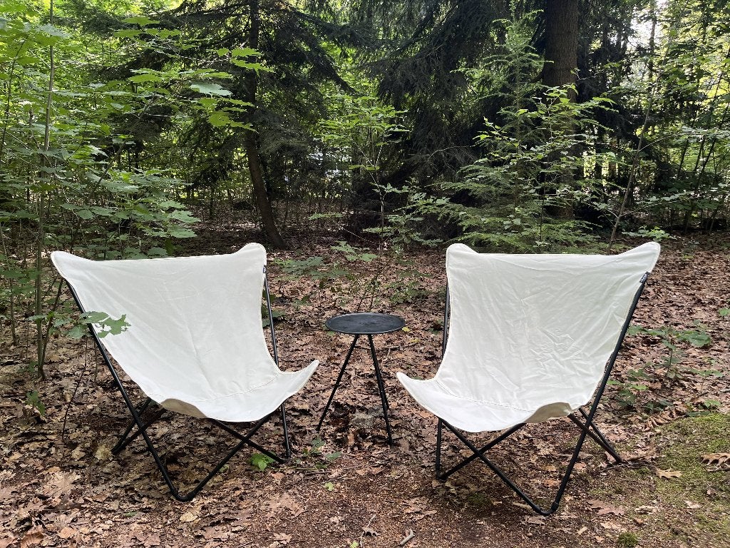 prachtige LAFUMA vlinderstoelen, Ophalen of Verzenden, Zo goed als nieuw, Campingstoel