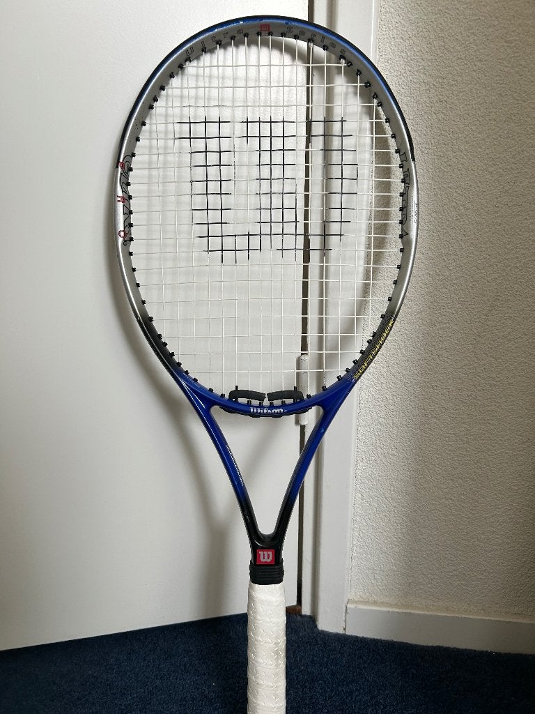Tennistas en Wilson raket, Sport en Fitness, Tennis, Zo goed als nieuw, Wilson, Tas, Ophalen