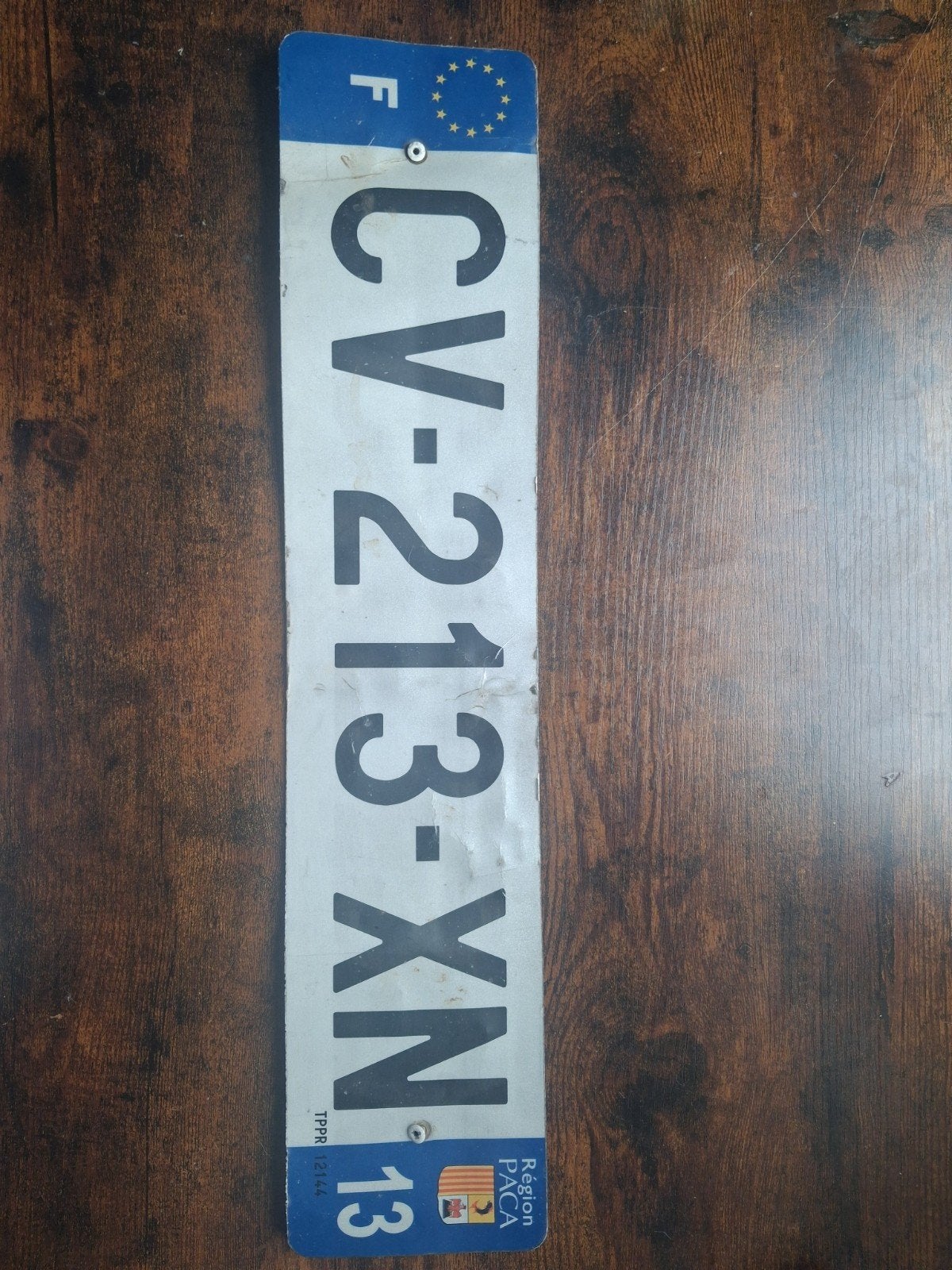 Frans kenteken CV-213-XN, Ophalen of Verzenden, Gebruikt