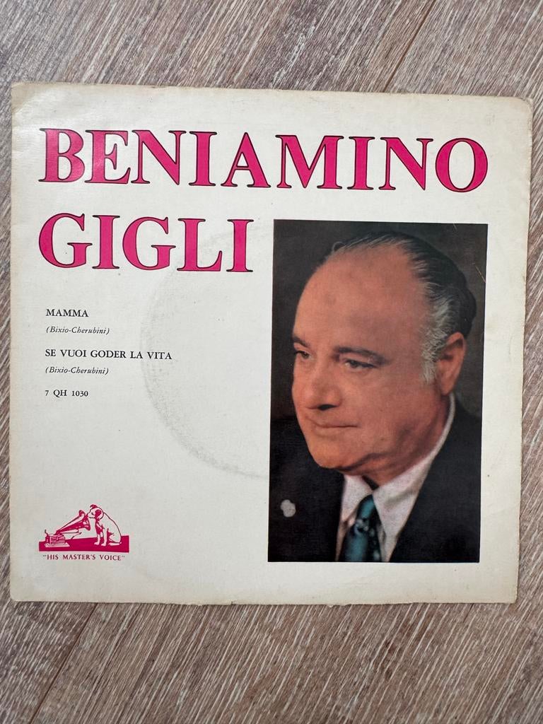 Beniamino Gigli - Mamma / Se Vuoi Goder La Vita (7 inch), Gebruikt, 7 inch, Single, Ophalen of Verzenden