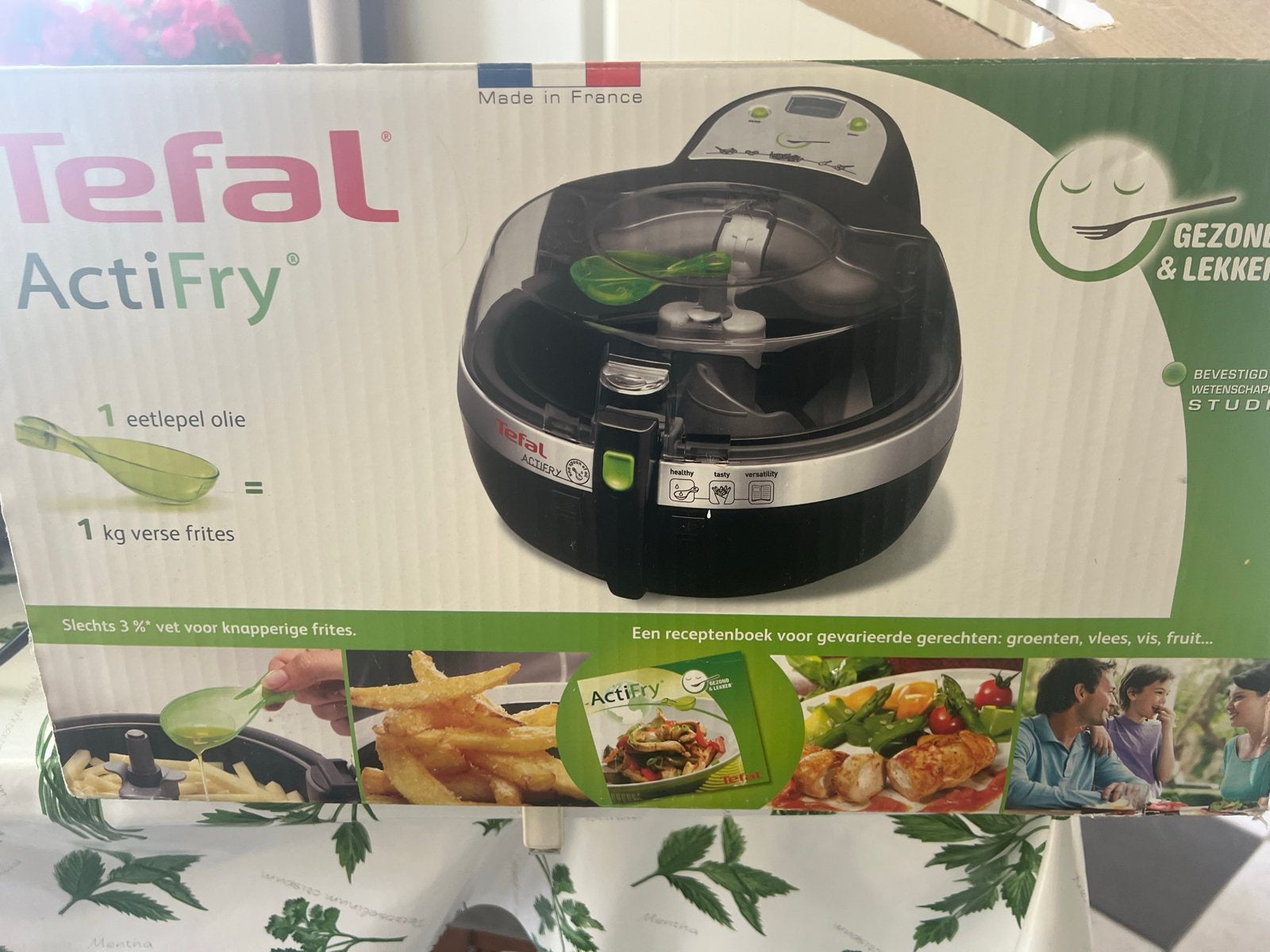 Tefal ActiFry heteluchtfriteuse - Gezond frituren, 1 tot 2 liter, Ophalen of Verzenden, Zo goed als nieuw, Uitneembare binnenpan