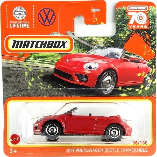 2023 Matchbox 2019 Volkswagen Beetle Convertible, Ophalen of Verzenden, Nieuw