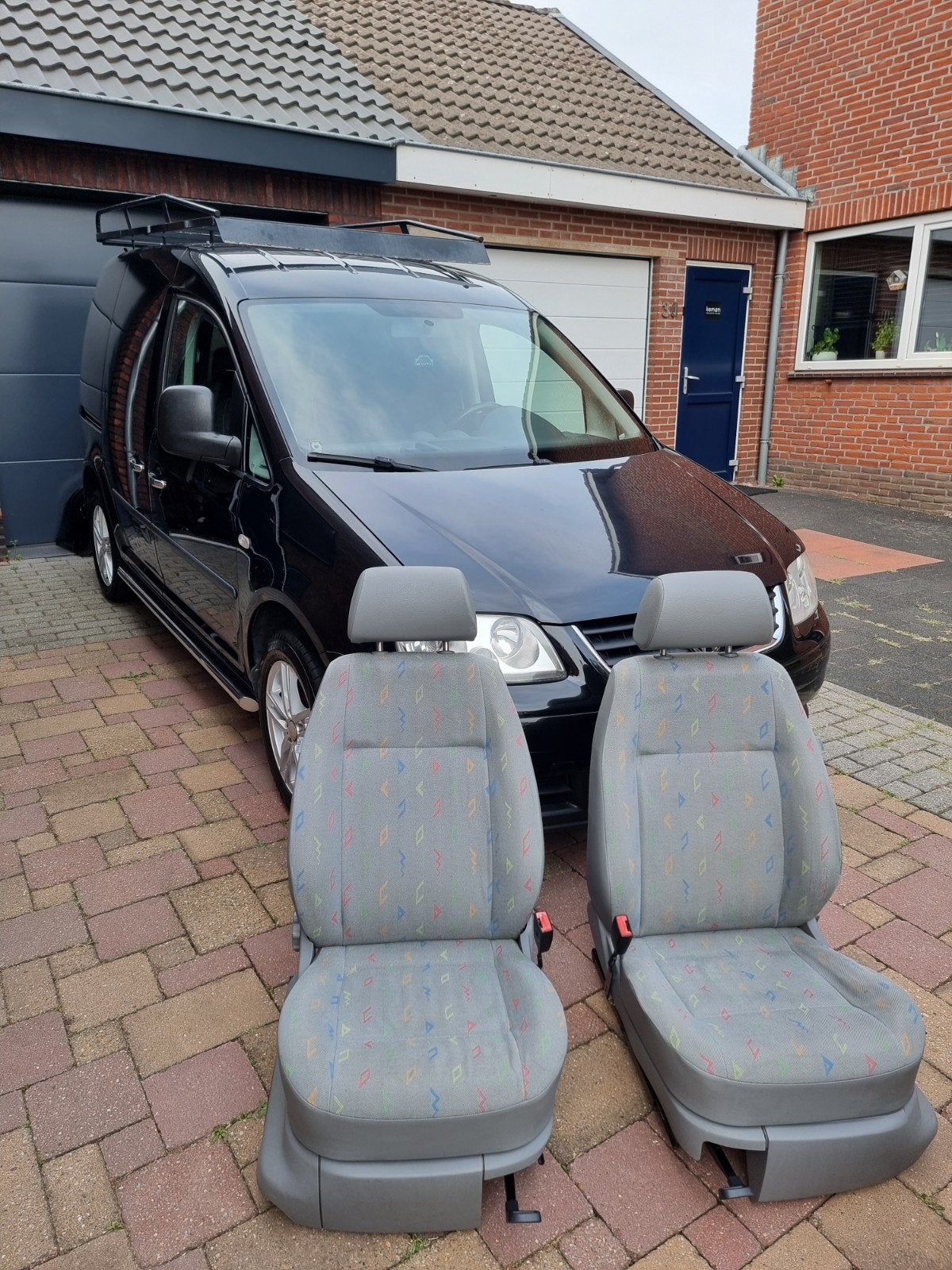 stoelen volkswagen caddy mk3, Auto-onderdelen, Ophalen, Gebruikt, Volkswagen