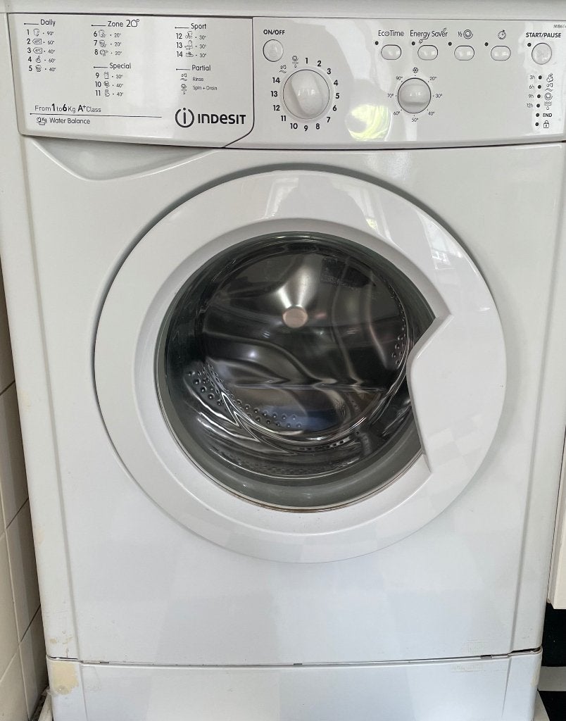 Gratis ophalen Wasmachine, Witgoed en Apparatuur, Wasmachines, Ophalen, 1200 tot 1600 toeren, Gebruikt, Minder dan 85 cm