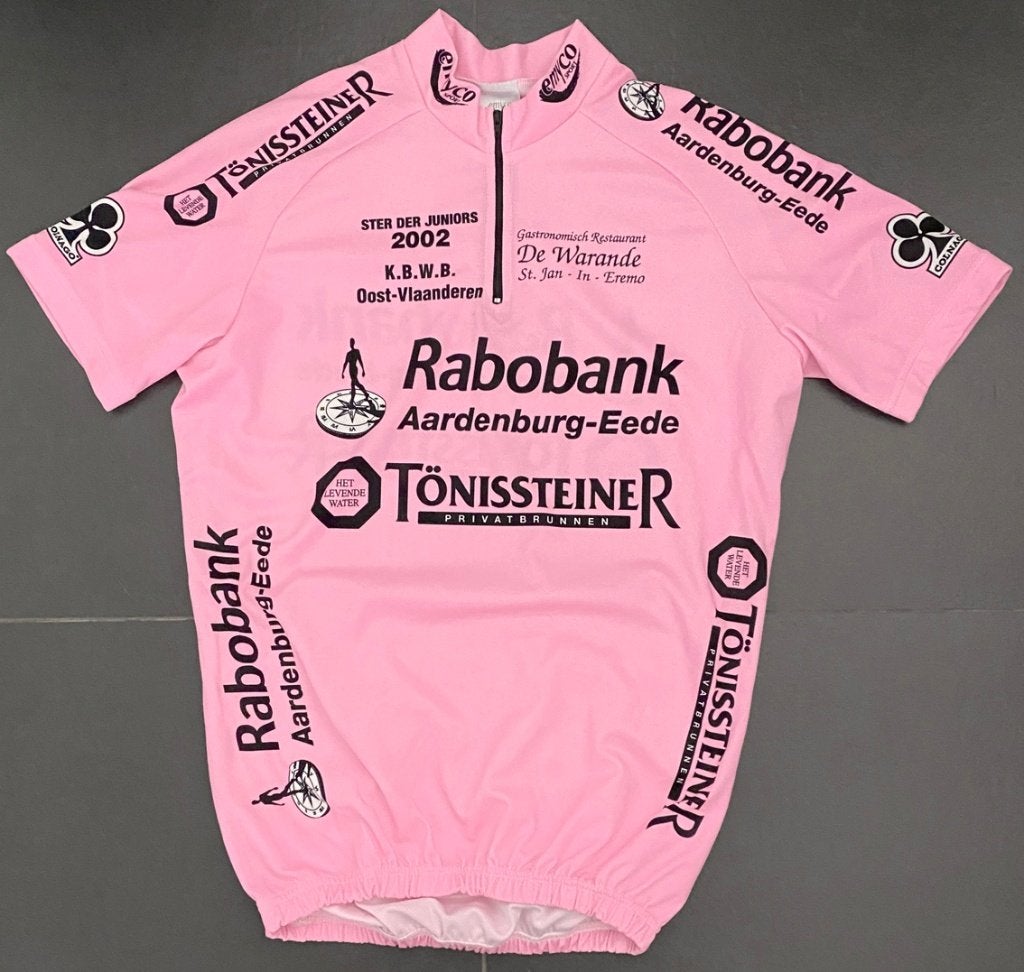 Wielershirt STER DER JUNIORS 2002–RABOBANK–OOST VLAANDEREN, Ophalen of Verzenden, Overige typen