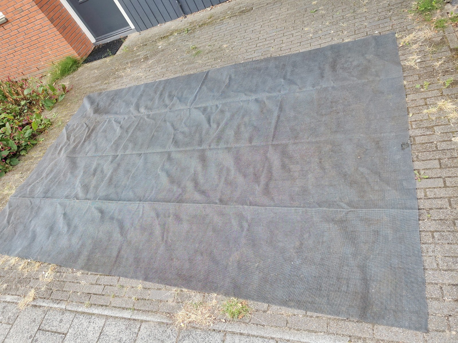 Tenttapijt  400x250 cm antraciet, Ophalen, Gebruikt