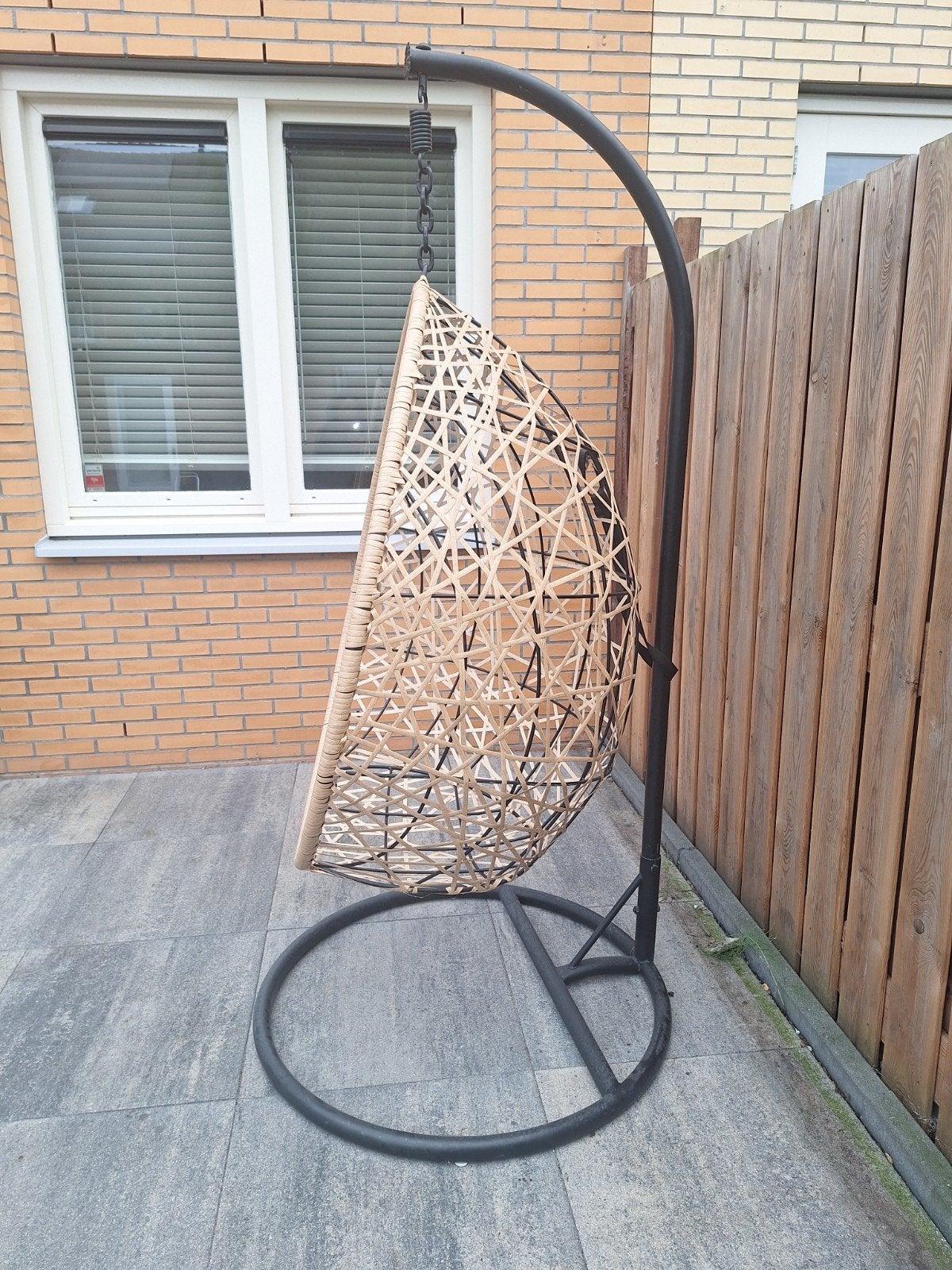 Hangstoel zonder kussen - Zo goed als nieuw, Ophalen, Zo goed als nieuw, Wicker