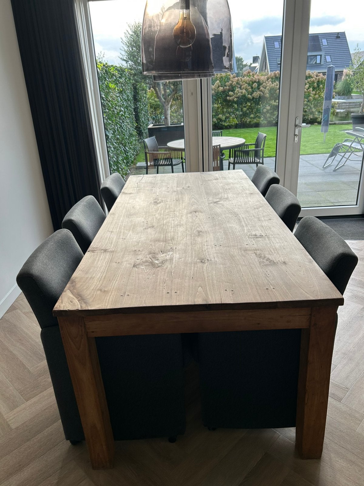 Eettafel 220x100, Ophalen, Gebruikt