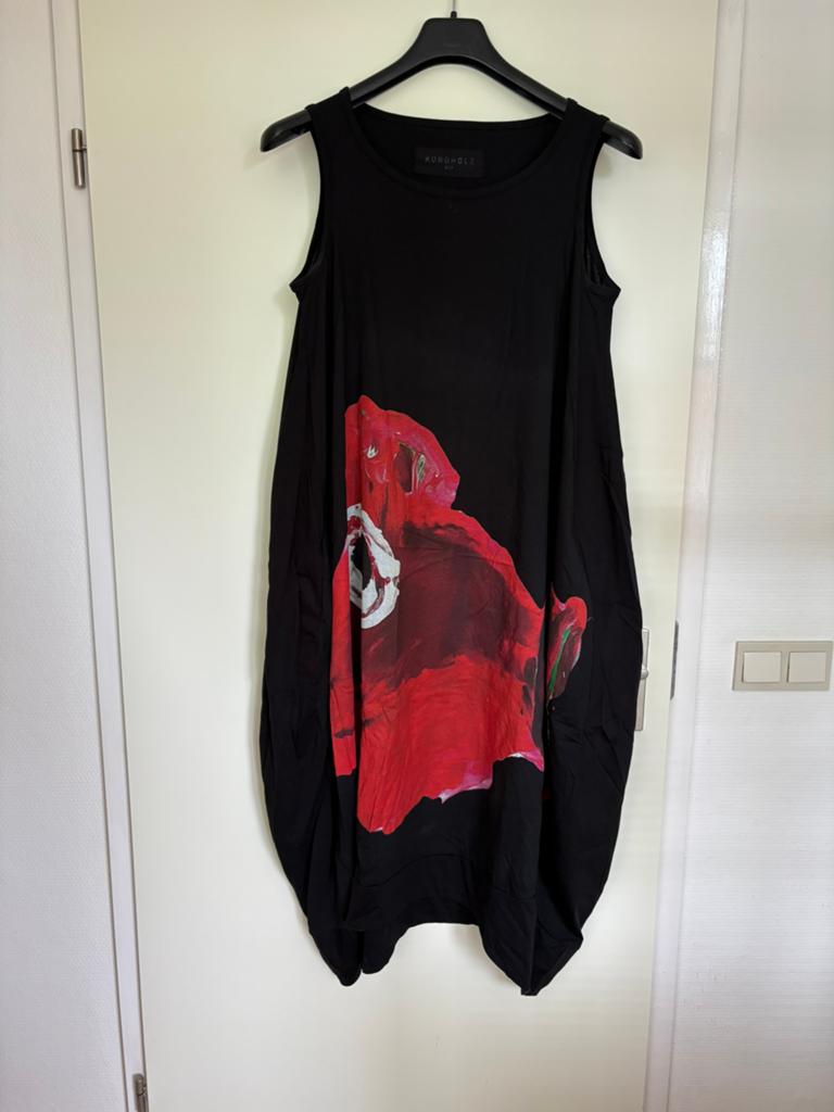 Rundholz dip mouwloze zomerjurk, Kleding | Dames, Zwart, Maat 42/44 (L), Ophalen of Verzenden, Zo goed als nieuw