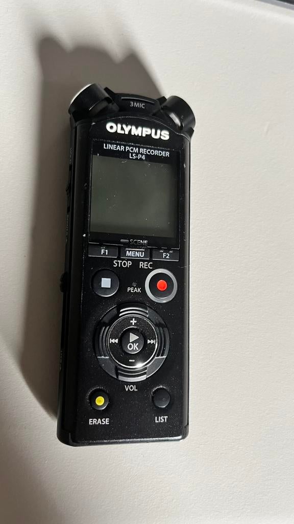 Olympus recorder LS-P4, Audio, Tv en Foto, Professionele Audio-, Tv- en Video-apparatuur, Ophalen of Verzenden, Zo goed als nieuw