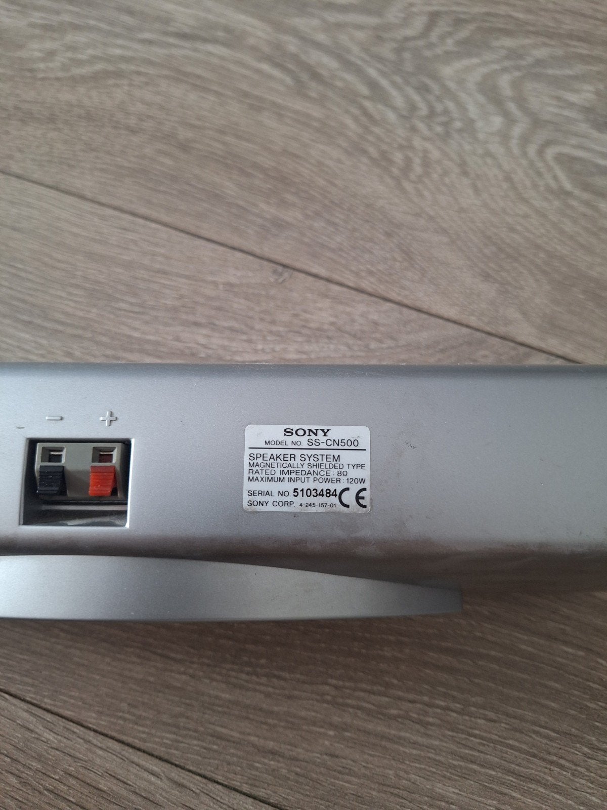 Sony Surroundset: 4 Zuilen + Centerspeaker (120W p/s), Ophalen of Verzenden, Gebruikt, Sony