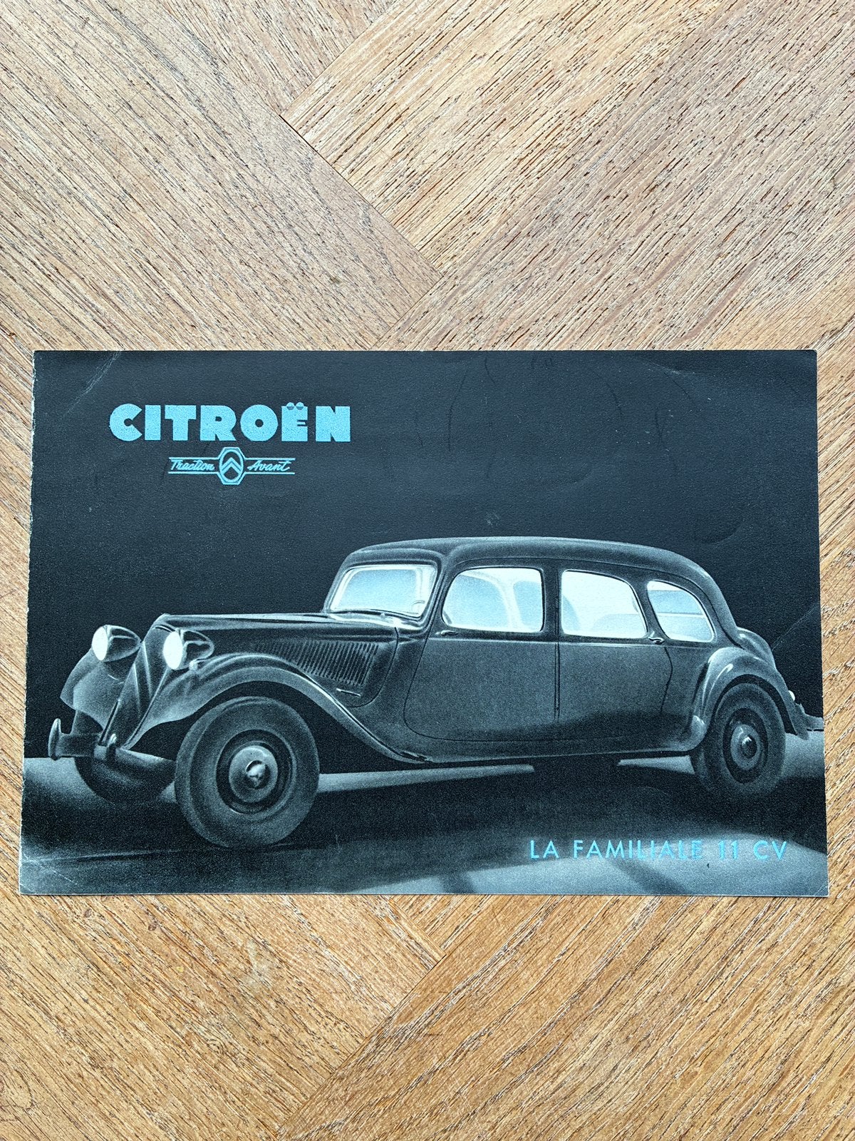 1954 Citroën Traction Avant 11CV Familiale brochure, Verzenden, Citroën