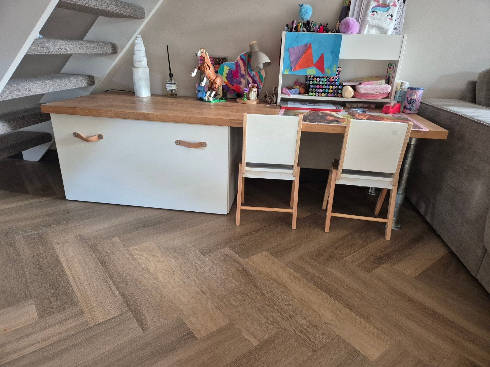 ikea kinderbureau petit amelie stoeltjes, Ophalen, Tafel(s) en Stoel(en)