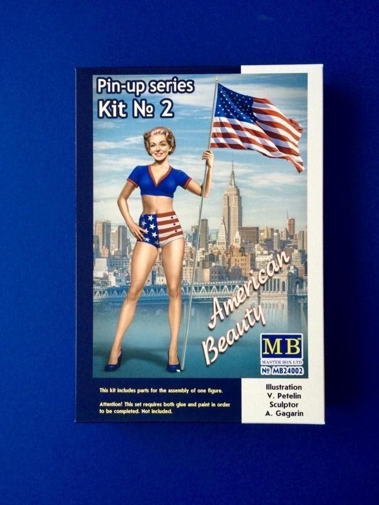masterbox Pin-up Betty 1/24 star & stripes 24002, Verzenden, Nieuw, Groter dan 1:35