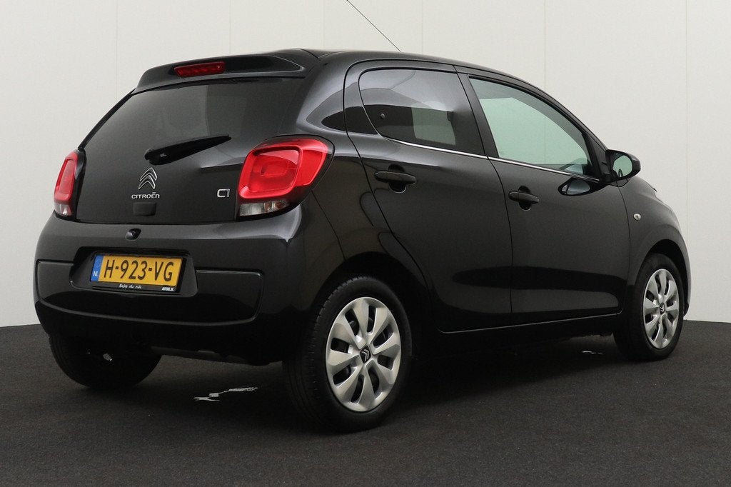 Citroën C1 1.0 VTi Feel Pack-Comfort Bluetooth DAB Getint G, Voorwielaandrijving, Stof, Gebruikt, 4 stoelen
