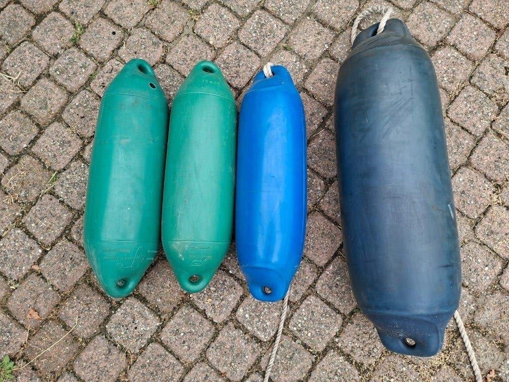 set stootwillen 3x 15x60 en 1x 25x80, Watersport en Boten, Accessoires en Onderhoud, Ophalen, Gebruikt, Overige typen