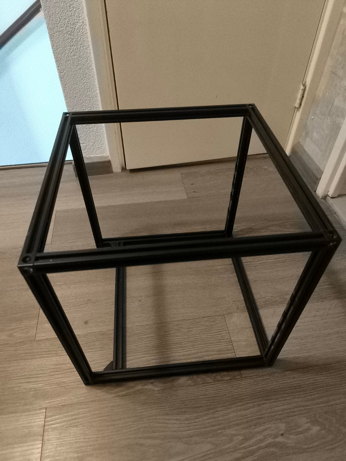 Zwart aluminium profiel frame 41x41x41 cm (2020), Ophalen of Verzenden, Zo goed als nieuw