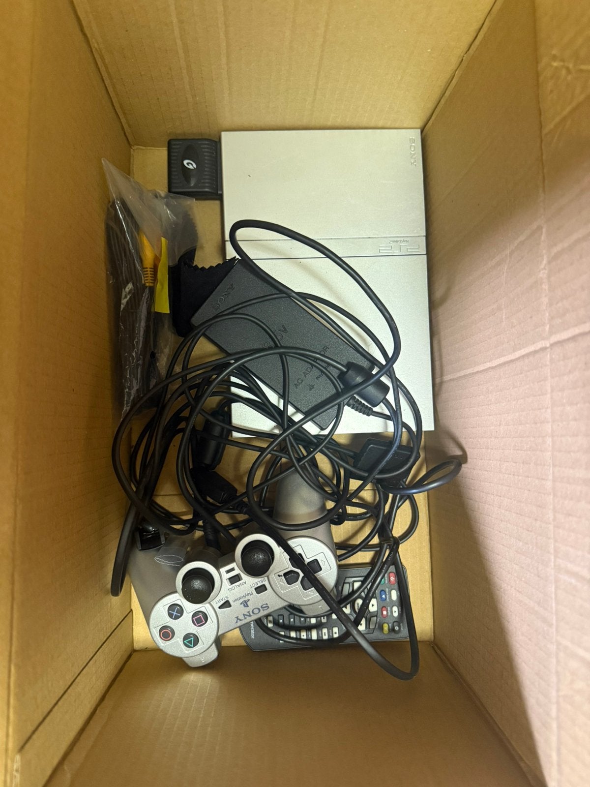 PS2, Spelcomputers en Games, Ophalen, Gebruikt, Met geheugenkaart, Met 1 controller