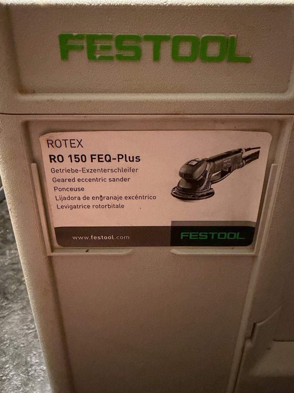 Foto 3 van Festool Rotex RO 150 FEQ-Plus Excentrische Schuurmachine