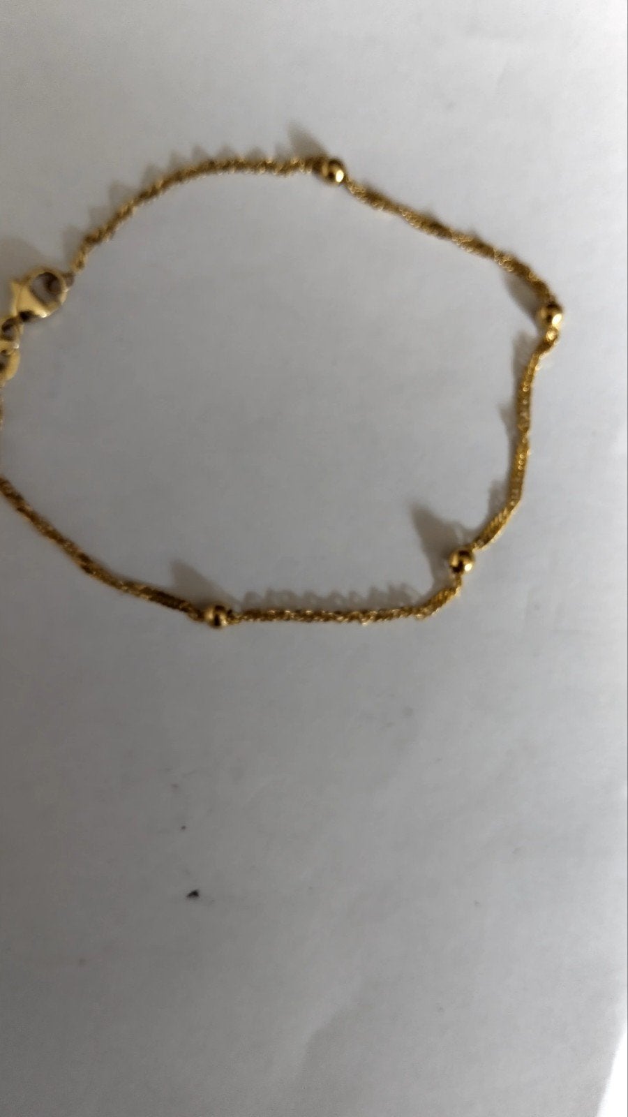 14 karaat gouden armband gemerkt 585 zie foto,s, Sieraden, Tassen en Uiterlijk, Ophalen of Verzenden, Nieuw, Goud, Goud