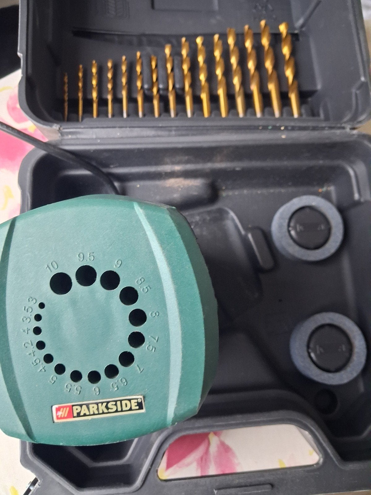 Parkside Boorslijper met borenset, Ophalen, Gebruikt, Minder dan 400 watt, Overige typen