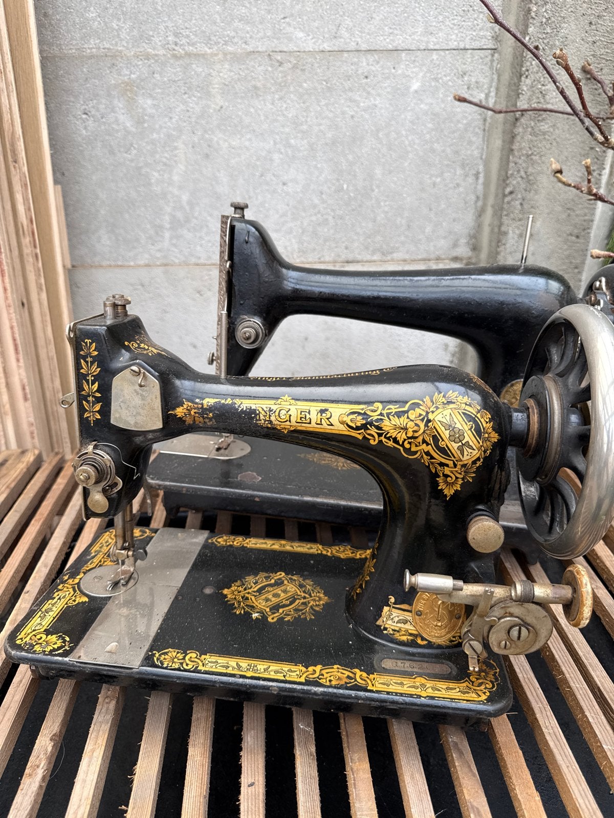 Antieke Singer Naaimachine - Decoratief Stuk, Antiek en Kunst, Antiek | Naaimachines, Ophalen