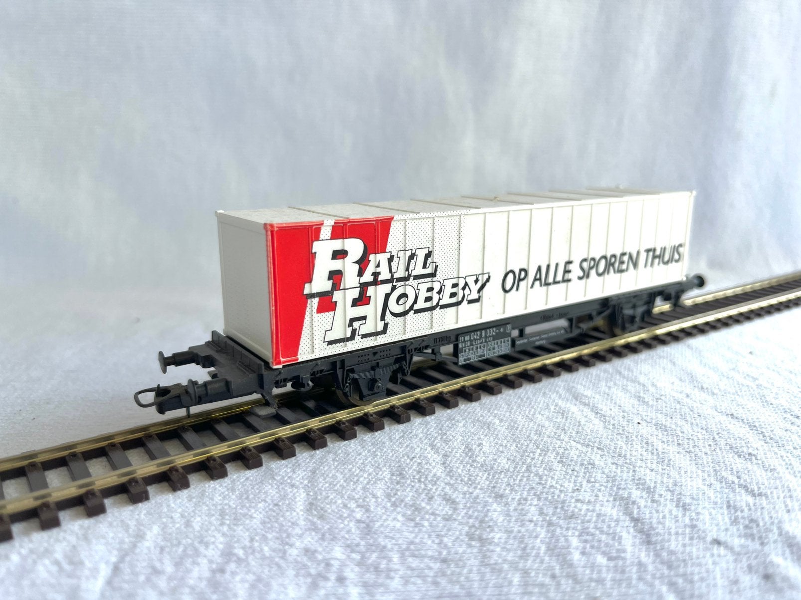 Lima Railhobby Containerdraagwagon in OVP (H0), Hobby en Vrije tijd, Modeltreinen | H0, Gebruikt, Gelijkstroom, Wagon, Ophalen of Verzenden