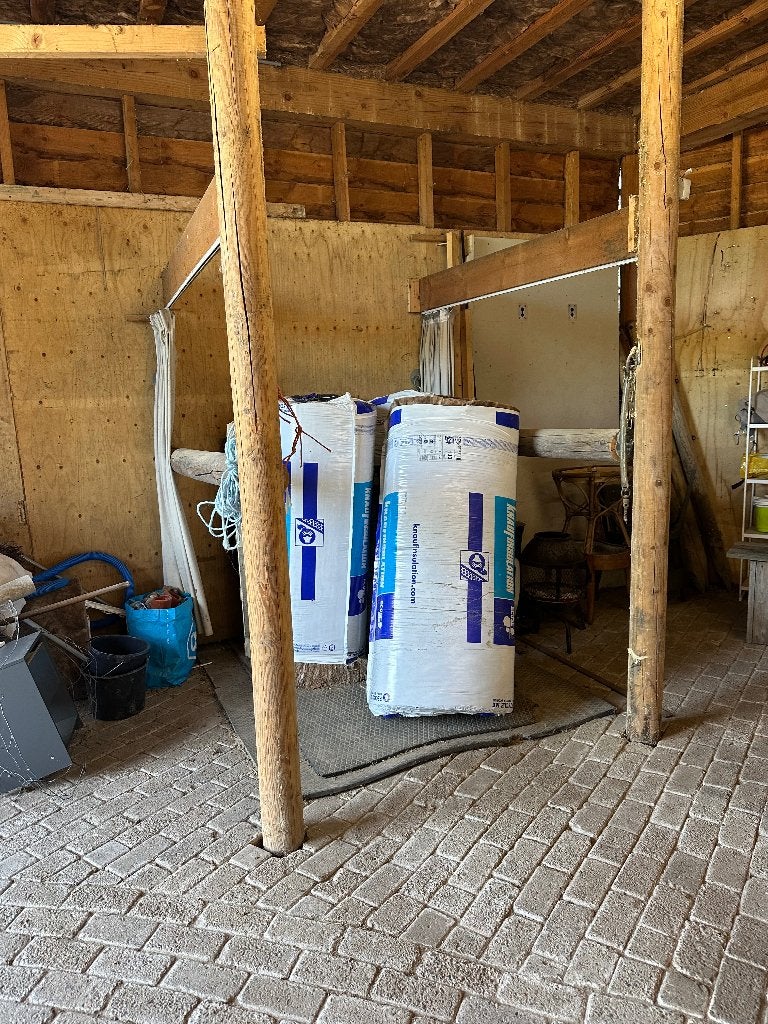Knauf glaswol isolatie op rol 3 stuks, Ophalen, 4 tot 8 cm, Dakisolatie, Nieuw