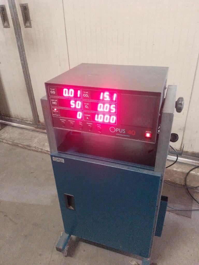Opus 40 viergas tester co meter, Ophalen, Gebruikt