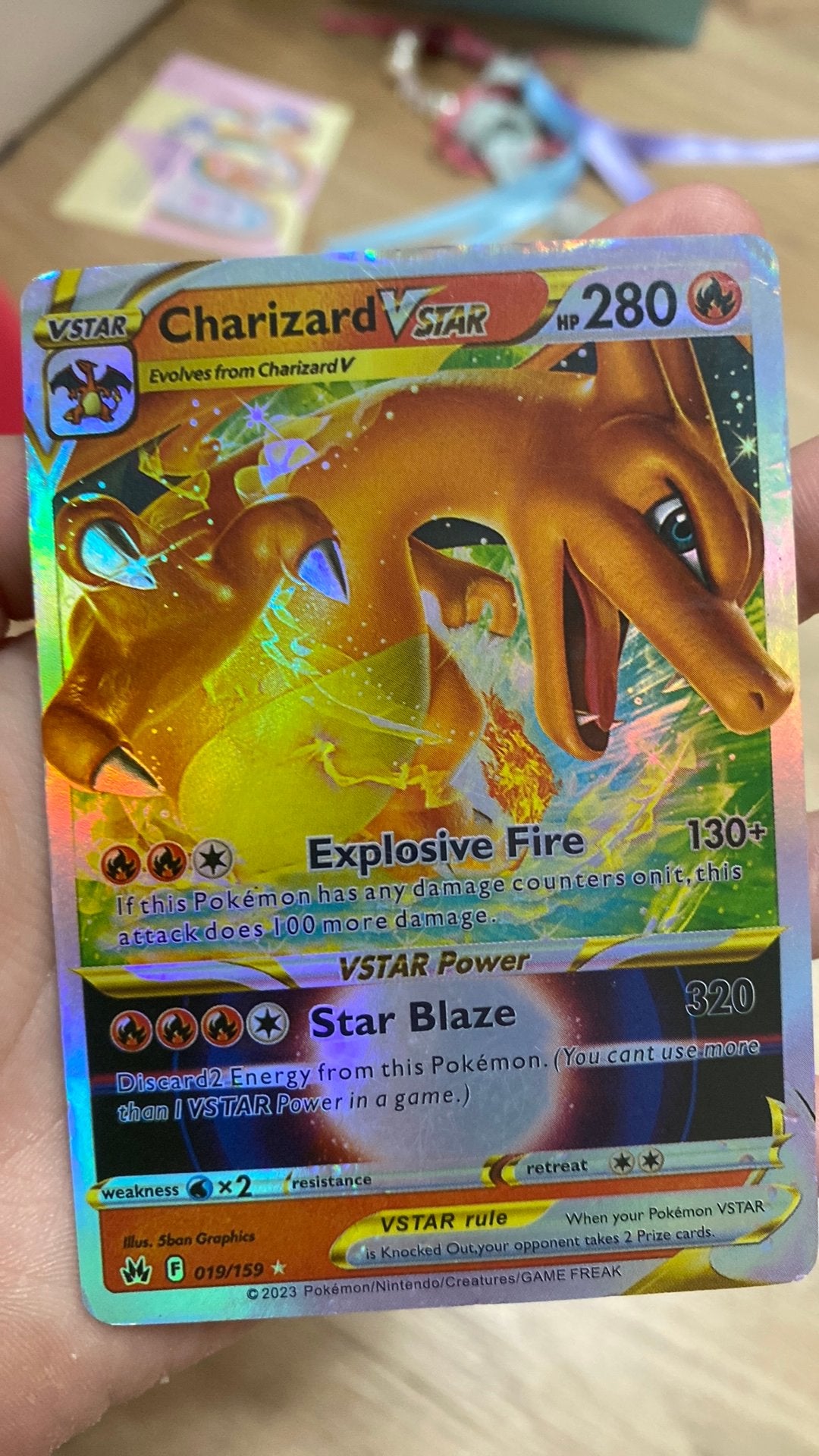 Charizard Vstar 019/159, Ophalen, Zo goed als nieuw
